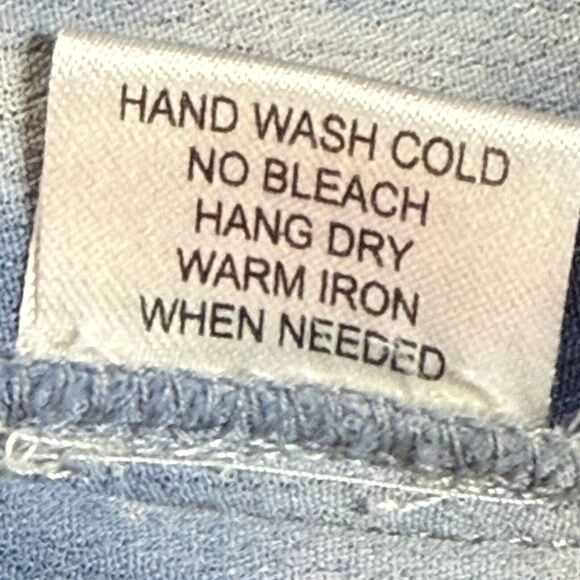 Lovestitch Art to Wear Free Dye Top Sz S Blues Pullover Loose Slouchy Lagenlook - Picture 8 of 9